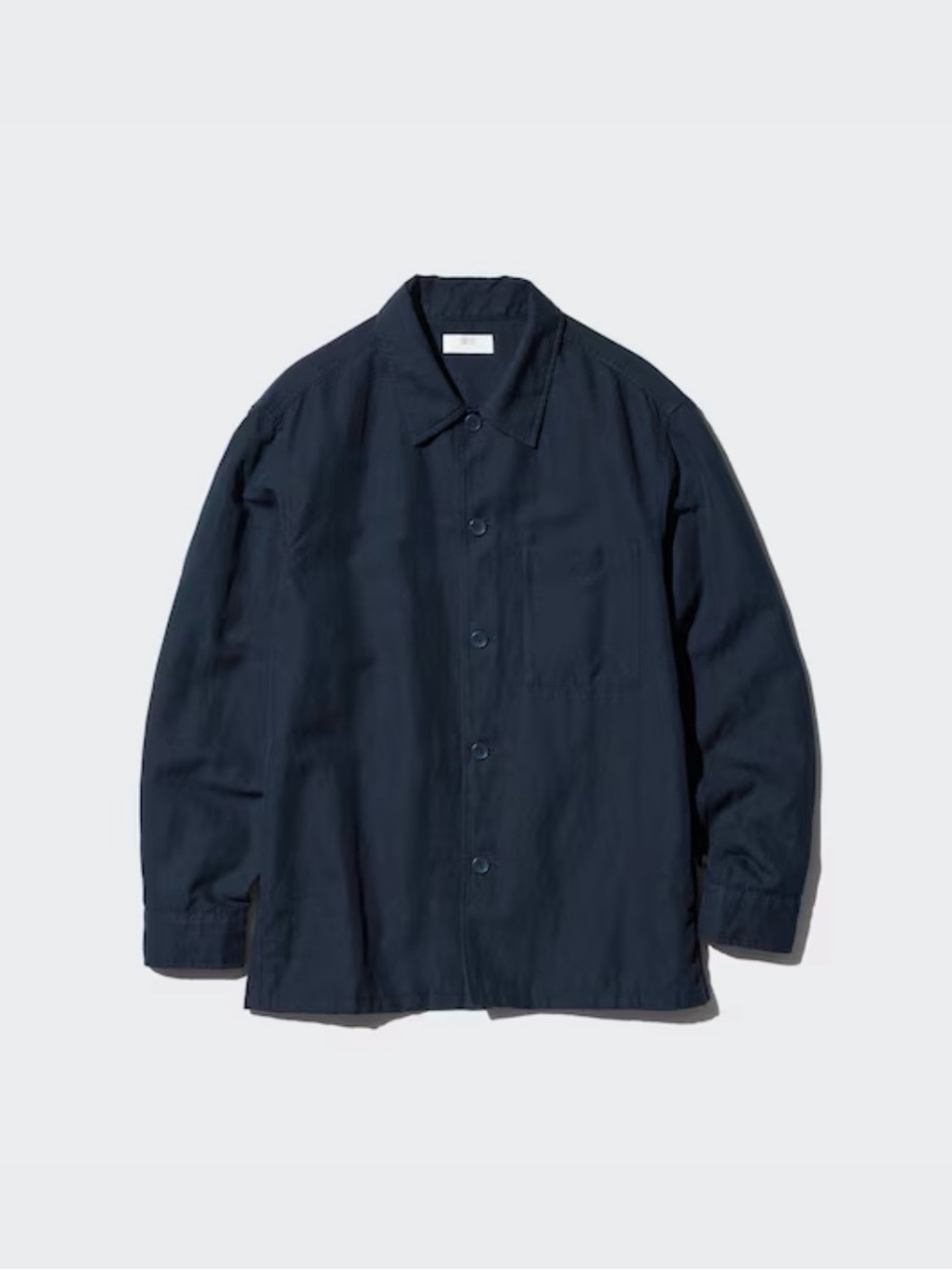 Men's Black Button-Up Casual Jacket